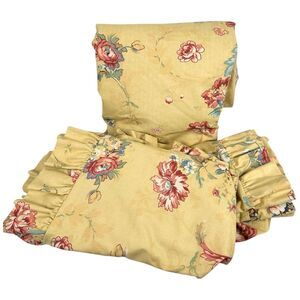 Vintage Traditions Pamela Kline Floral Cotton 3 Pc Full/Queen Duvet bed Cover